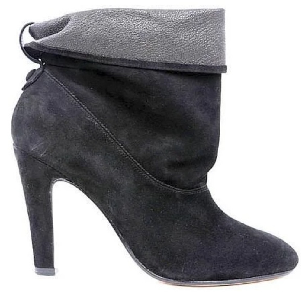 Ann Taylor Margo Slouchy Black Booties Size 5